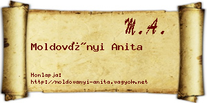 Moldoványi Anita névjegykártya